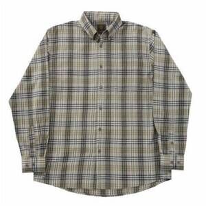 NEW F/X FUSION men's flannel long sleeve plaid shirt in gray